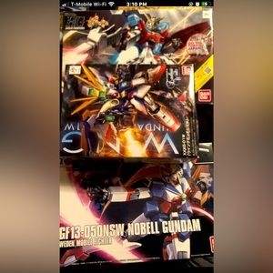 Slightly Wonkily-Built Gundam Figures| Nobell | Star Burning | Chibi EW Wing
